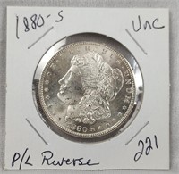 1880-S $1 BU P/L Reverse