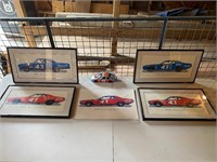 Richard Petty framed print collection and die cast