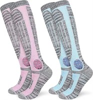 KOOOGEAR Ski Socks Wonen's Size 9-12 Knee High