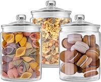 Glass Jars 64 oz Candy Jar with Lid For Household