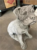 Concrete Dog Statue- Young Bullmastiff