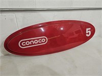 Conoco Plastic Pump Number Signs (2) 16"x49"