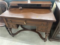 Vintage desk w/ wheels (1 wheel broke)