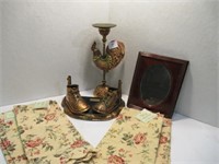 Brass Baby Shoes / Frame / Candle Holder