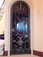Wrought Iron Doors Under Staircase