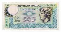 1979 Italy 500 Lire Note
