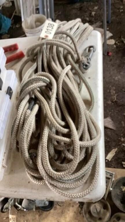 Rope w/hook, unknown length