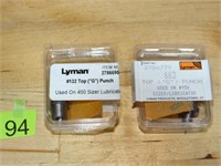 Lyman #450 Sizer Lubricator Tip Punch 2ct