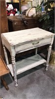 One drawer console table with a shelf below, 29 x