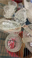 Miscellaneous clear glass lot