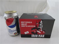Speaker Bluetooth Iron man,radio FM rechargeable