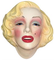 Vintage Marilyn Monroe Ceramic Face Wall Hanging