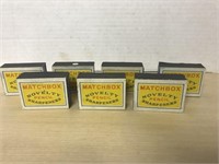 7 Matchbox Novelty Pencil Sharpeners