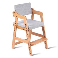 Ezebaby Wooden High Chair, Adjustable Highchair fo