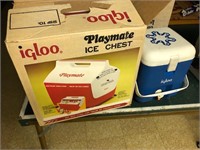 Playmate Cooler and Igloo Thermos