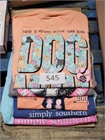 5- simply southern shirts asst size