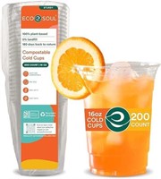 SEALED-ECO SOUL Compostable Party Cups