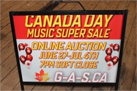 Canada Day Music Auction Jun 27 - Jul 4th