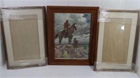 Vintage Wagon Train Pictures 15.5x19.5 and 2
