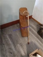 End table, cane