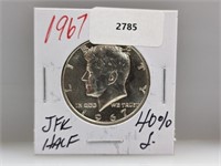 1967 40% Silv JFK Half $1 Dollar