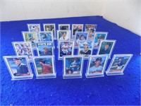 Set of 20 Mini-Baseball Cards in Stand-up Frames