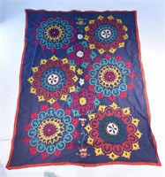 EMBROIDERED SUZANI WALL HANGING