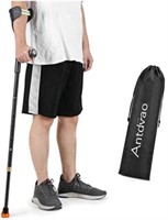 Antdvao- Folding Crutch (x1 Unit)- Forearm Crutch,