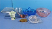 Glass Bowls, Juicers, Glass Bird & more