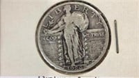 1926 standing liberty silver coin