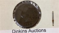 1900 Indian head penny coin