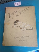 DOGS AS I SEE THEM LUCY LAWSON H/C 1937 SPINE