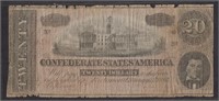 Confederate States of America Paper Money T-67, $2