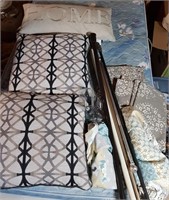 Pillows and Curtain Lot