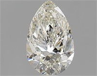 Gia Certified Pear Cut .90ct Si1 Diamond