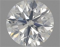 Gia Certified Round Cut .34ct Si2 Diamond