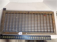 Vintage floor intake grate