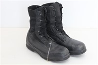 DuraShocks- Men's Black Leather Upper Work Boots