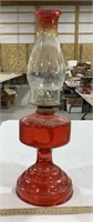 Eagle red oil lamp 18in