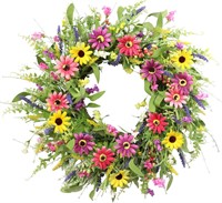 24 Artificial Spring/Summer Wreath Decor