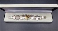 Sterling 6in Bracelet 43.0g Total Weight