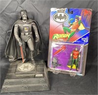 1996 Darth Vader Bank & Robin Action Figure