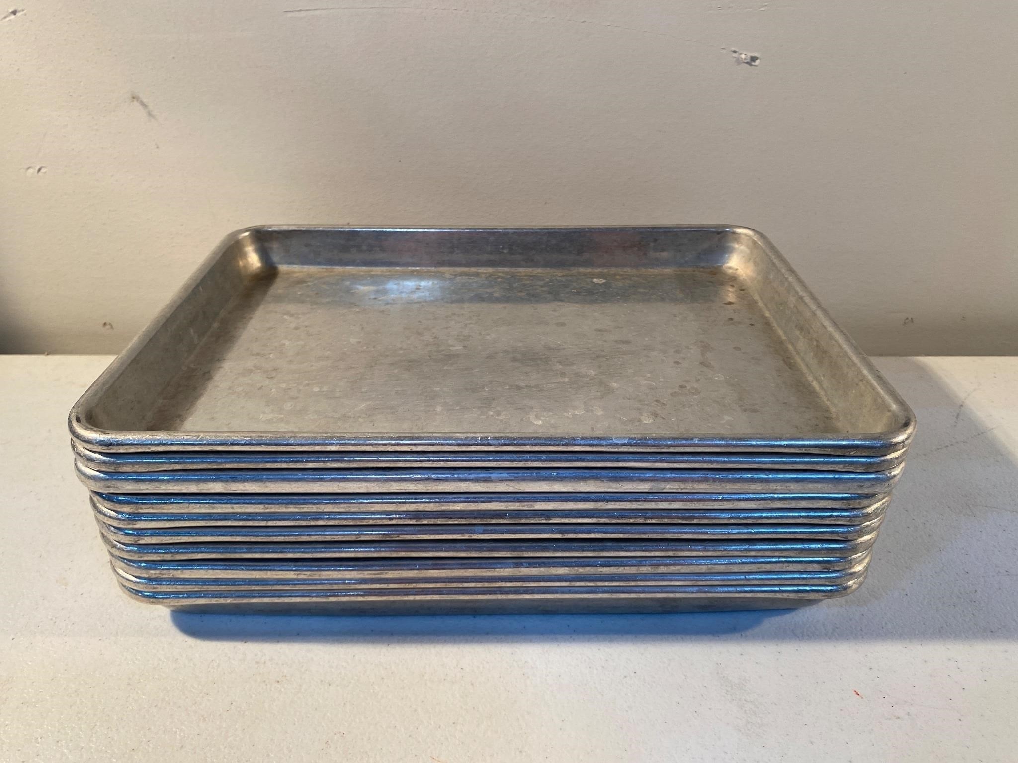 Vollrath 13in x 9.5in Stainless steel pans (10)