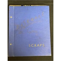 Vintage Lou Gehrig/joe Cronin Scrapbook