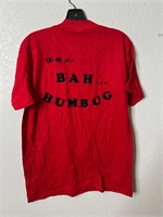 Vintage 80s Ho Ho Ho Bah Hambug Shirt