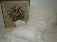 Pretty Handiwork - Pillows & Framed