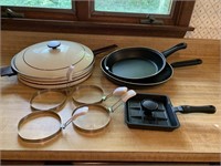 Fry Pans, Cast Sandwich Maker