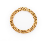 14K Yellow Gold Heavy Link Bracelet