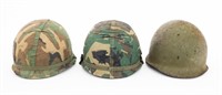 COLD WAR US ARMY M1 COMBAT HELMETS