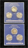 Kentucky & Indiana Statehood Quarter Sets